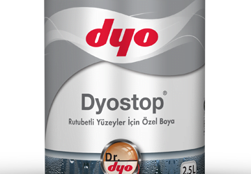 Dr. Dyostop Rutubetli Yüzeyler İçin Özel Boya 2,5 Lt