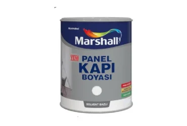 Marshall Solvent Bazlı Amerikan Panel Kapı Boyası Beyaz 2,5 Lt
